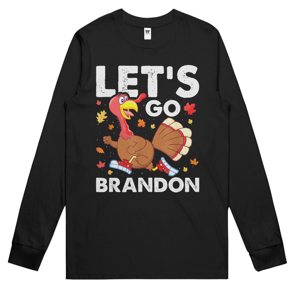 Lets Go Brandon Family Thanksgiving Turkey Friendsgiving Long Sleeve T Shirts