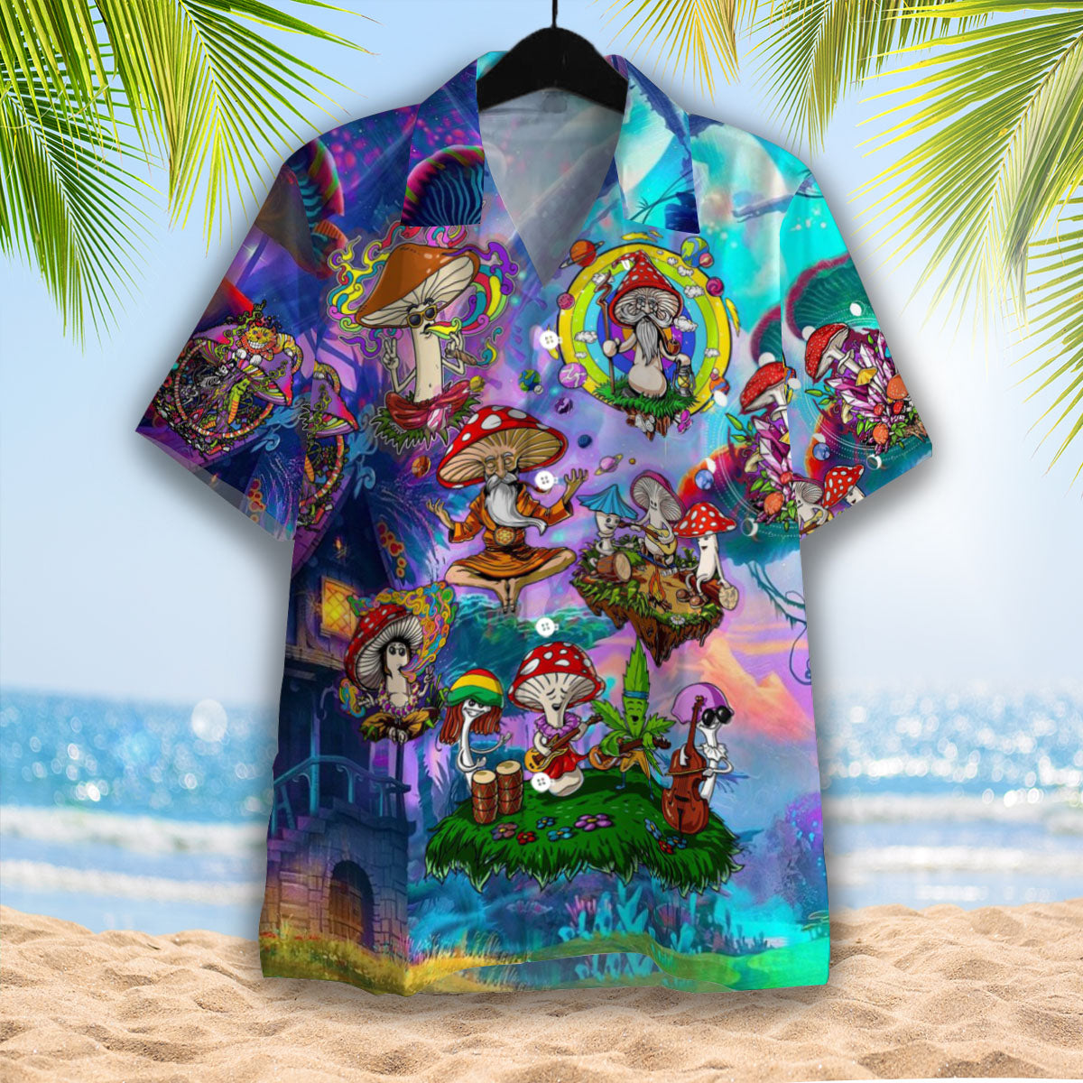 Hippie Magic Mushroom Hawaii Shirt For Men And Women Ha48086