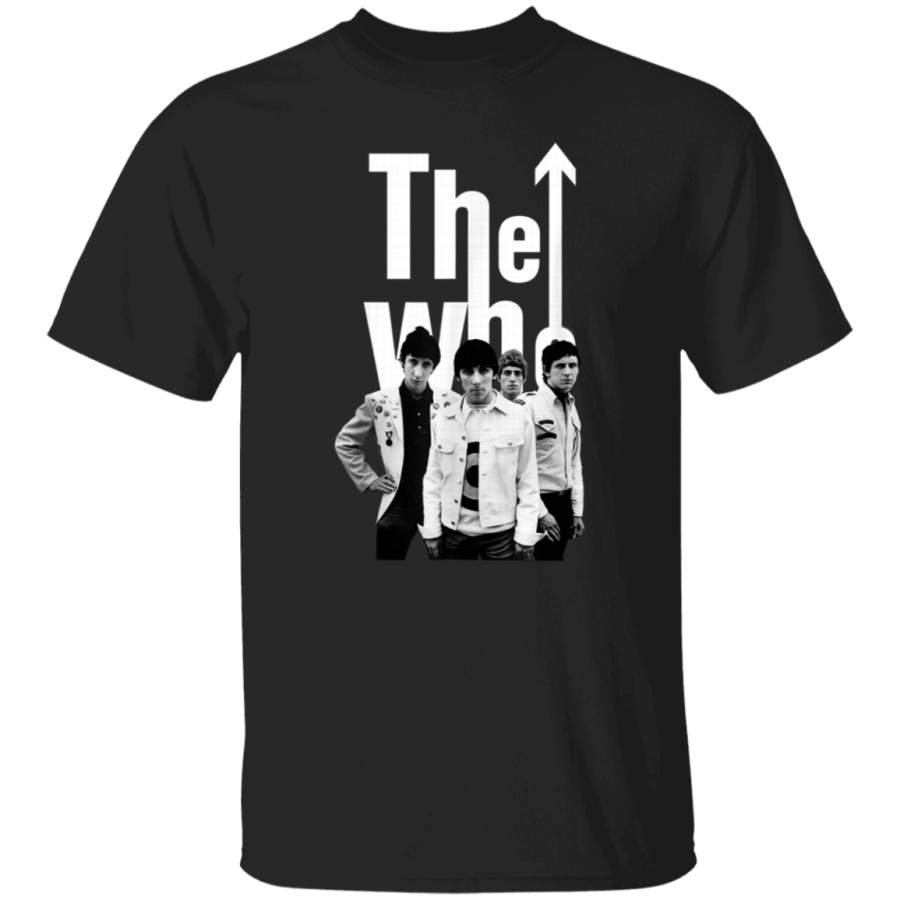 The Who Official 60s Black  White Band TShirt