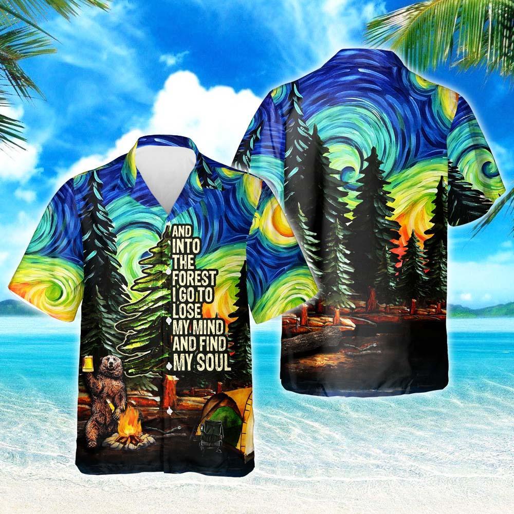 Camping Starry Night Hawaii Shirt For Men Women Adult Ha52410