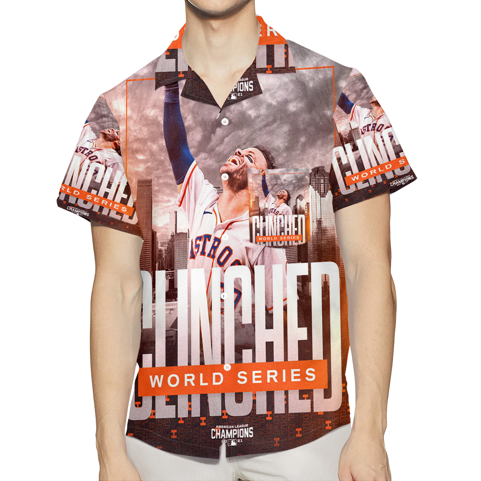 Houston Astros Jose Altuve 27 V3 3D All Over Print Summer Beach Hawaiian Shirt With Pocket