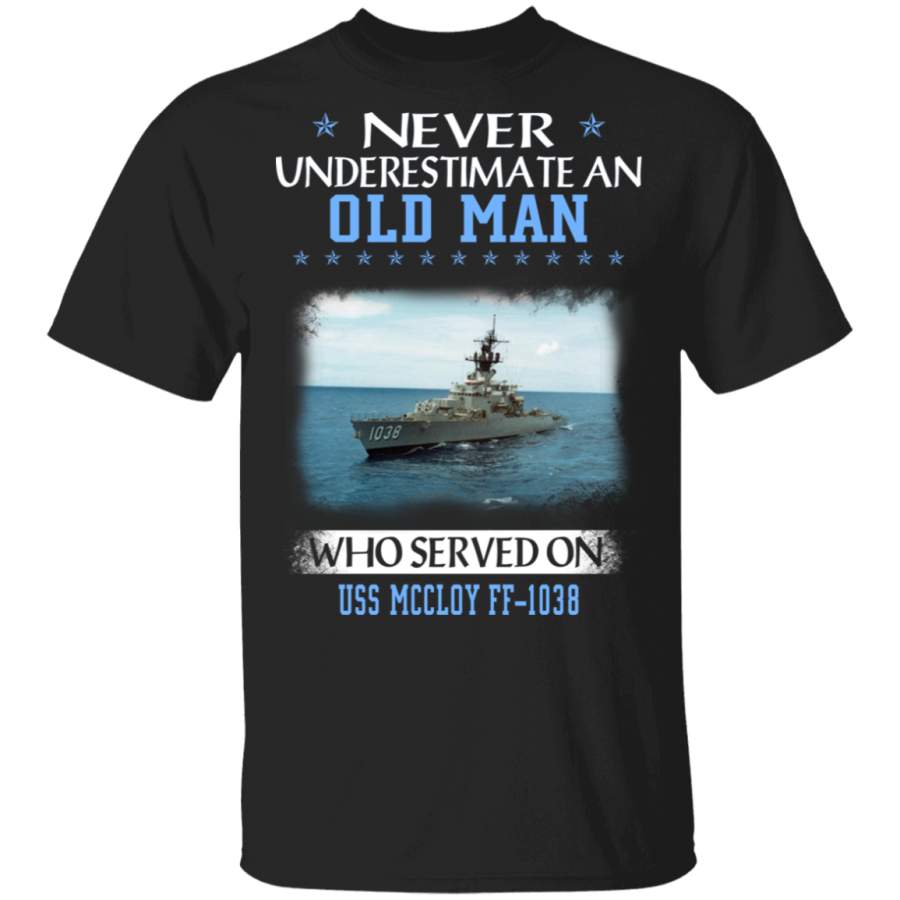 USS McCloy FF-1038 Veterans Day Christmas Gift T-Shirt