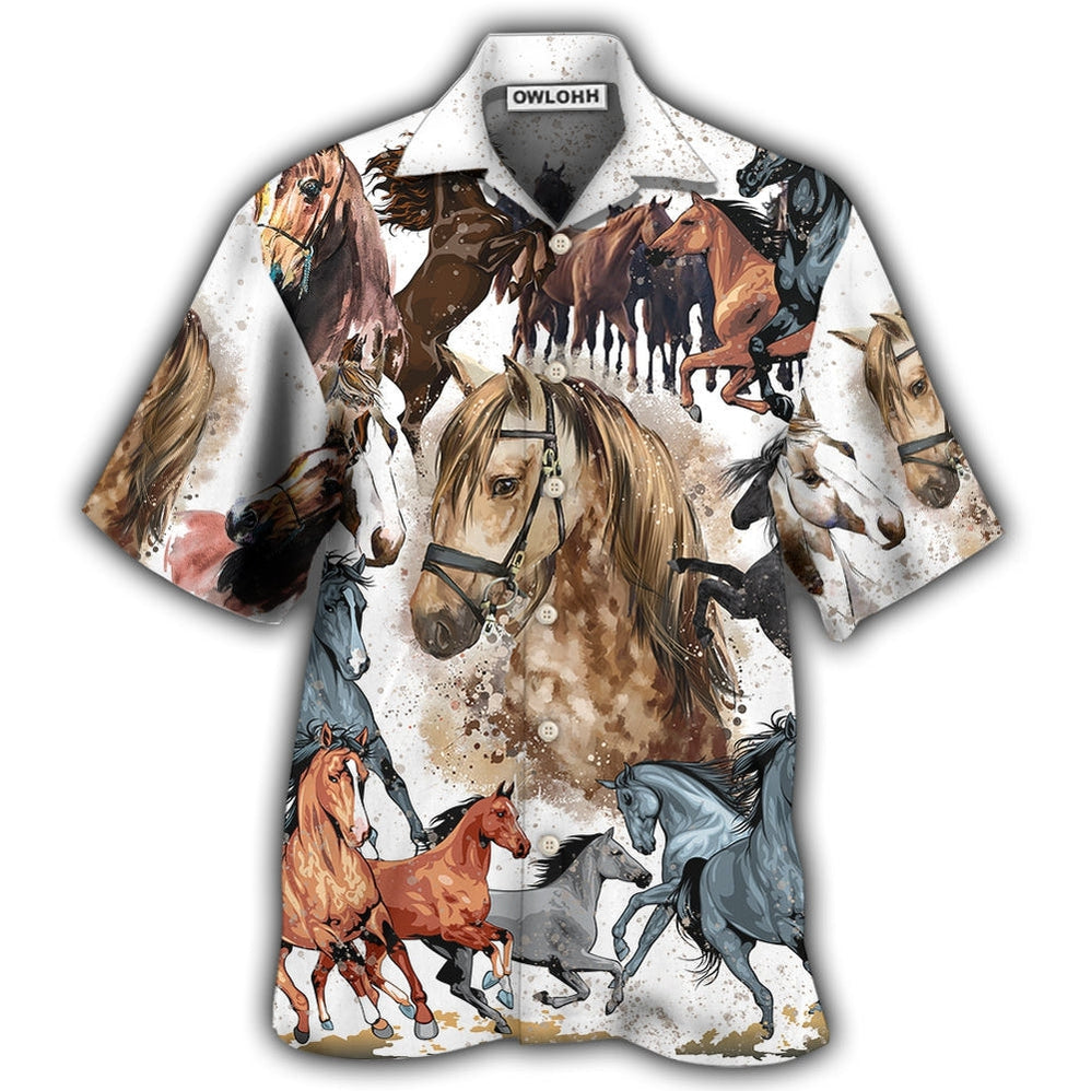 Horse Fantasy Painting Style Hawaii Shirt Ha68958