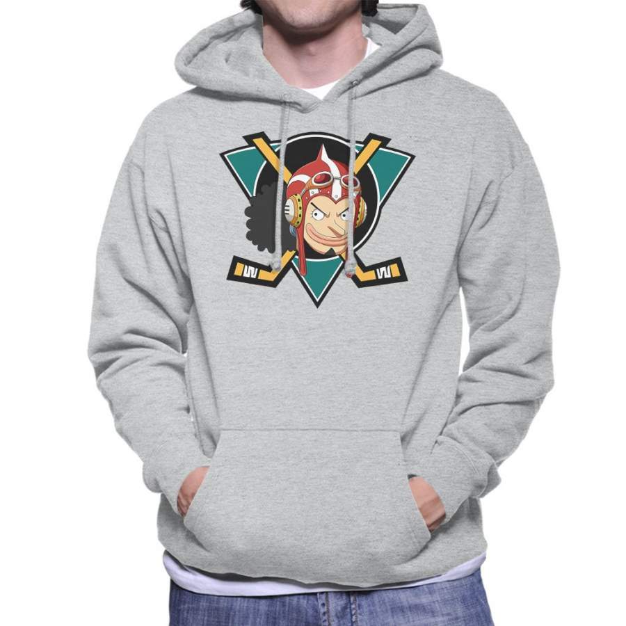Usopp Mighty Ducks One Piece Men’s Hooded Sweatshirt