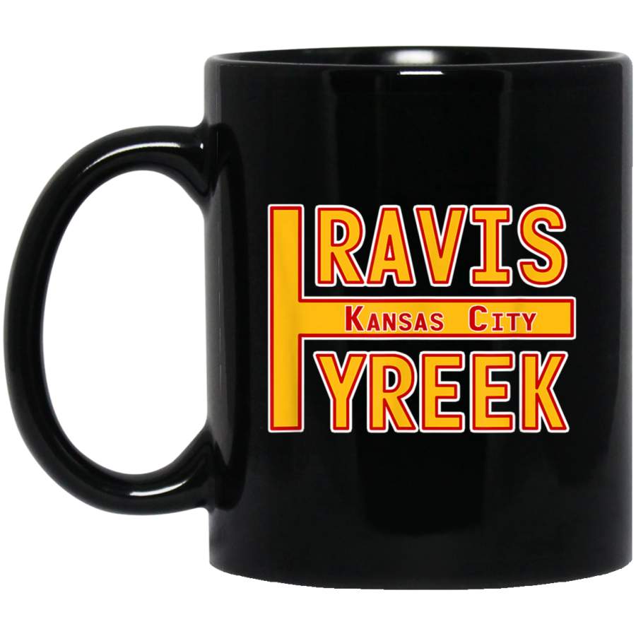 Travis Tyreek Red Kansas City Football Fan Logo Mug