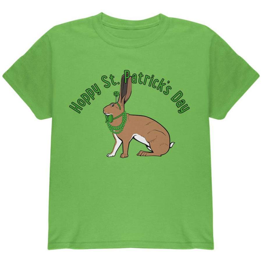 St. Patrick’s Day Irish Hare Rabbit Pun Youth T Shirt