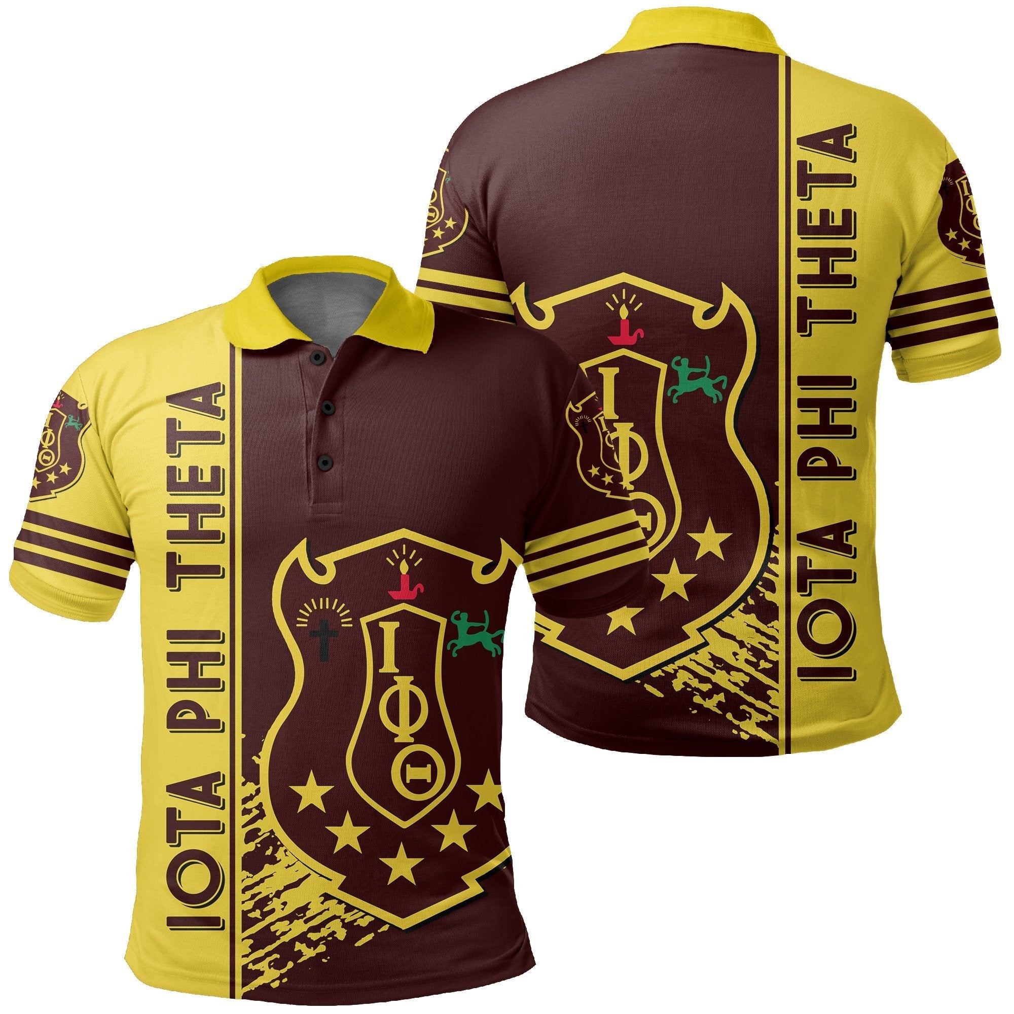 Greek Life Polo Shirt – Iota Phi Theta Polo Shirt Quarter Style