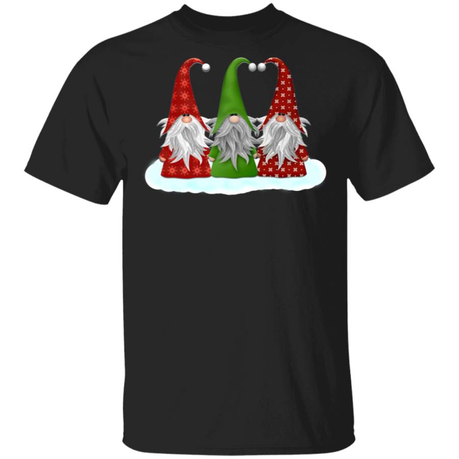 Three Nordic Gnomes Christmas T-Shirt