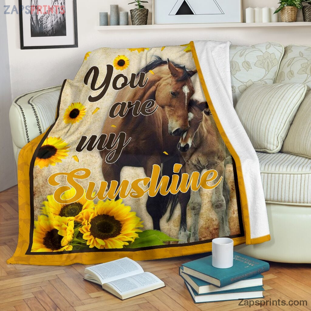 Horse You Are My Sunshine Blanket – Cool Gift Ideas