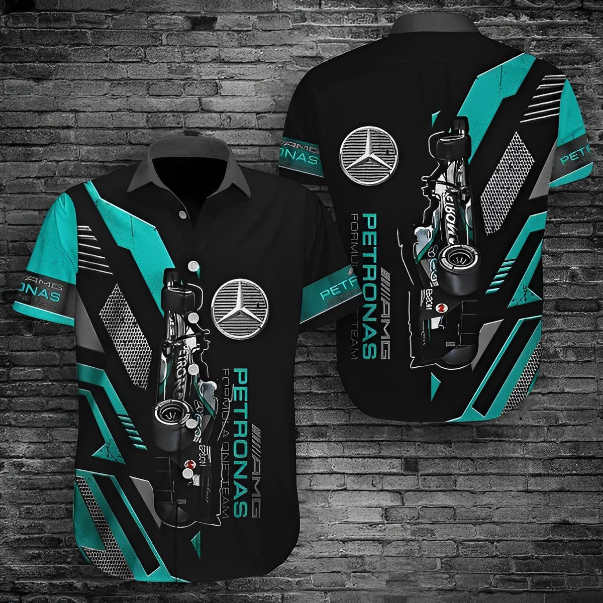 Merc Amg Tropical Hawaii Shirt Beach Short