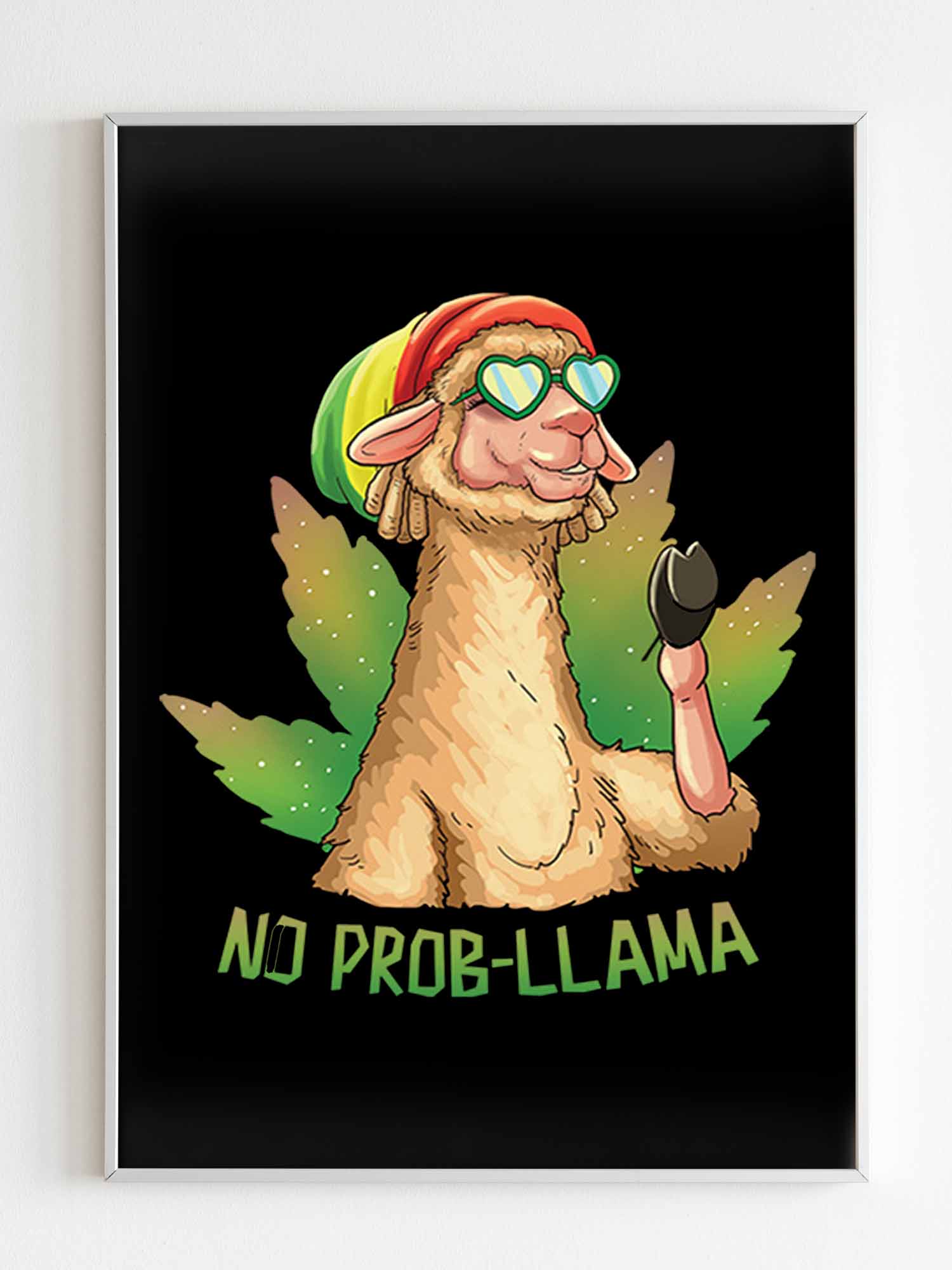 No Prob Llama Poster – MrDad Store