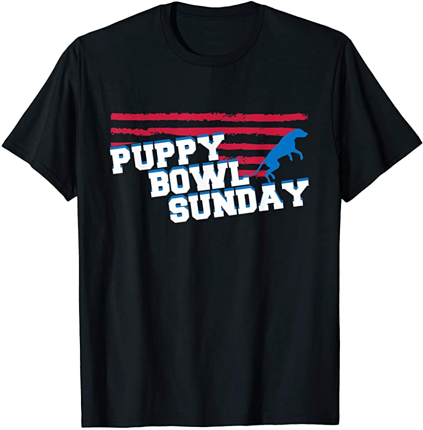 Puppy Bowl Sunday Cute Dog Lover Gift T-Shirt