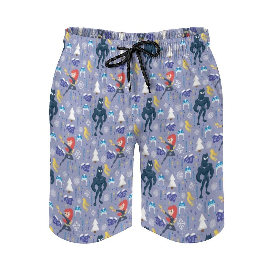 Venom Chibi Comic Hawaii Shorts Summer Men Ha59072