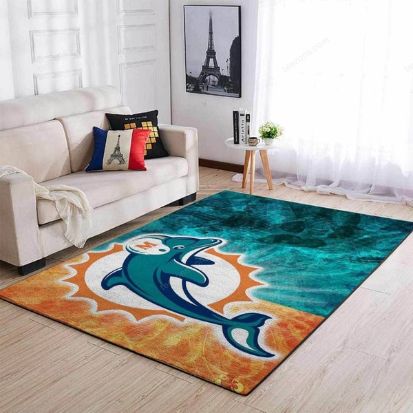 Miami Dolphins Area  Sku 316 Rug