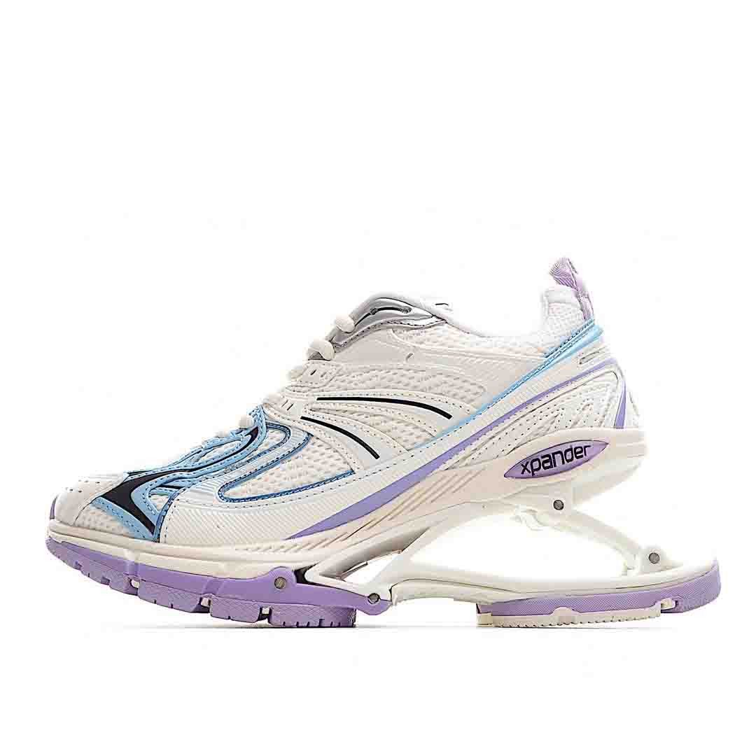 Balenciaga X-Pander In Off White Purple Shoes Sneakers, Women SNK768663896