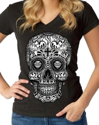 Sugar Skull Mexican Graphic Tee