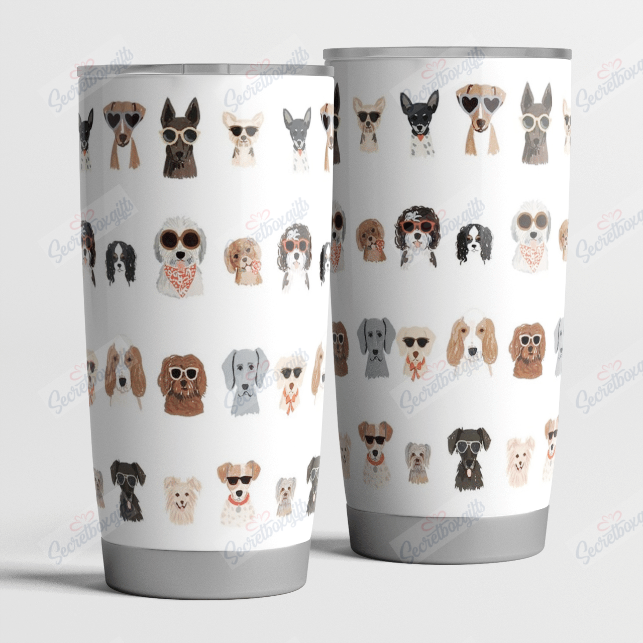 Personalized Cool Dog Puppy Nc1411462Cl Stainless Steel Tumbler Travel Customize Name, Text, Number, Image