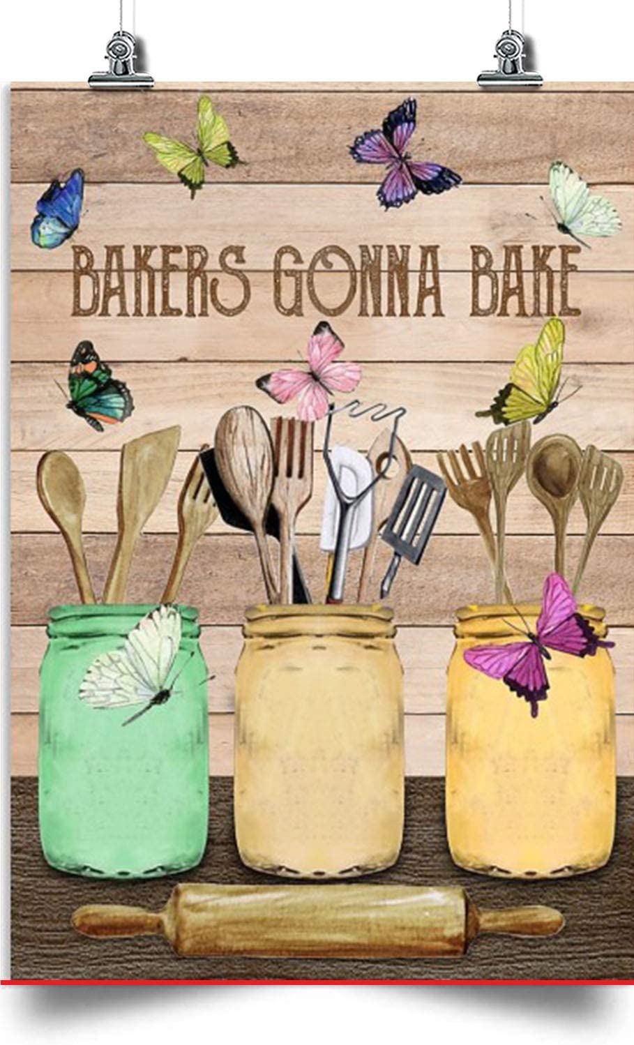 Baker Vertical Poster-Bakers Gonna Bakes- Home Decoration Poster, Wall Poster, Home And Room Decoration, Gifts For Friends And Relatives, Souvenirs.