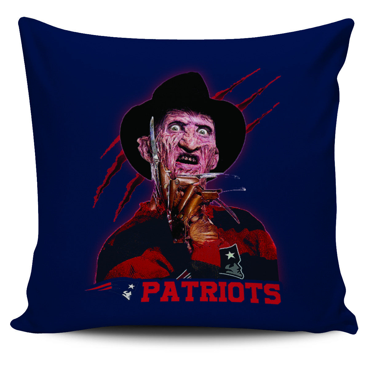 Freddy New England Patriots Pillow Covers