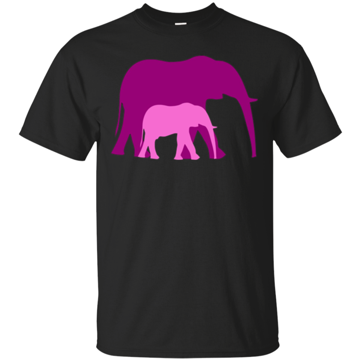 “Mother Daughter Bond” Elephant Herd Parent Child T-Shirt