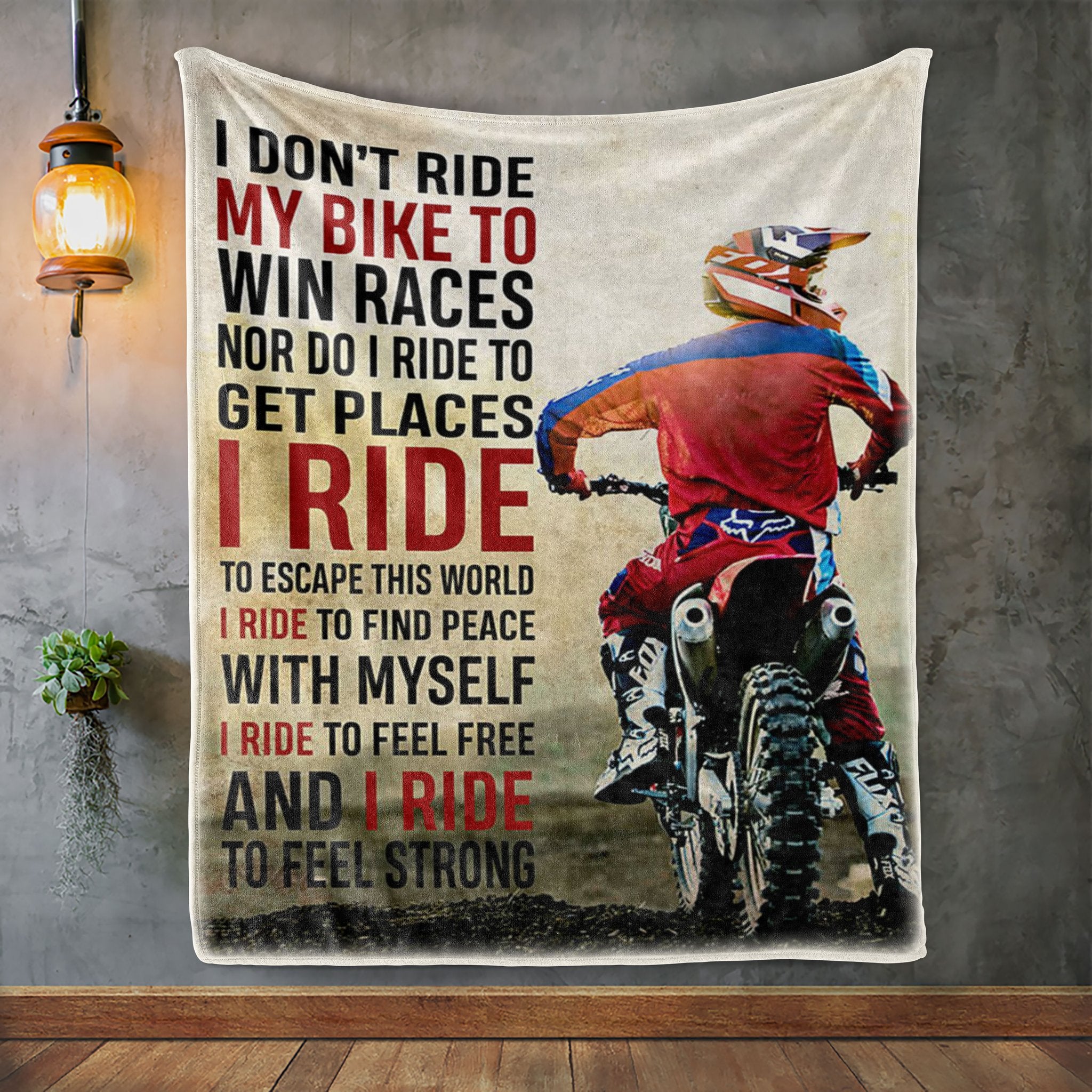 Bikers Premium Fleece Blanket