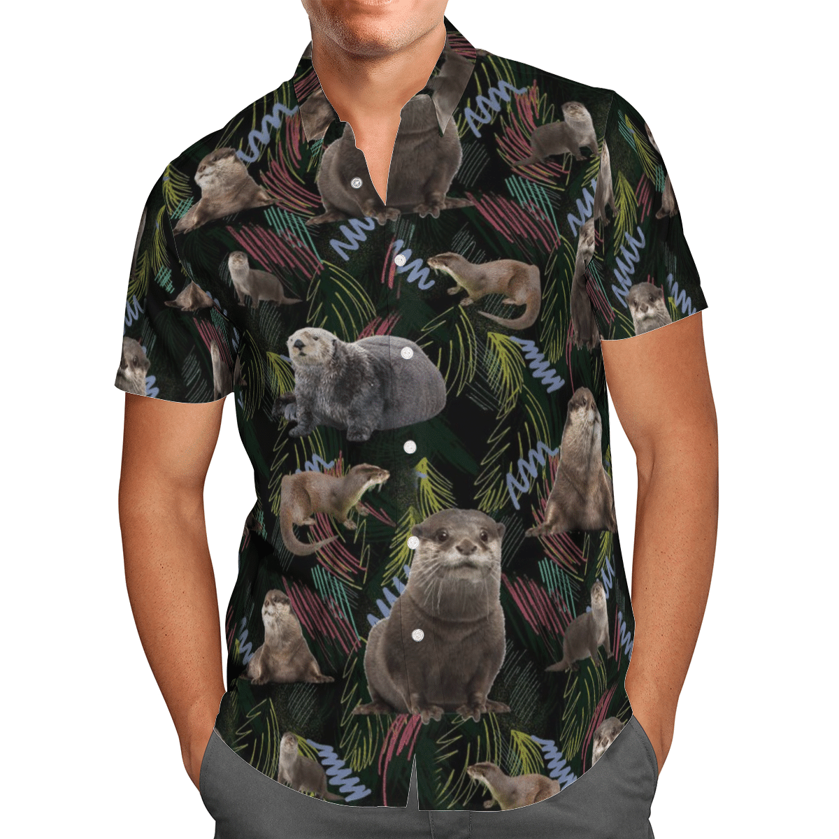 Tropical Otter Hawaiian Shirt