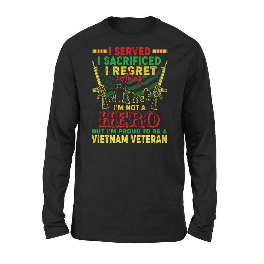 Vietnam Veterans – I regret nothing – Standard Long Sleeve