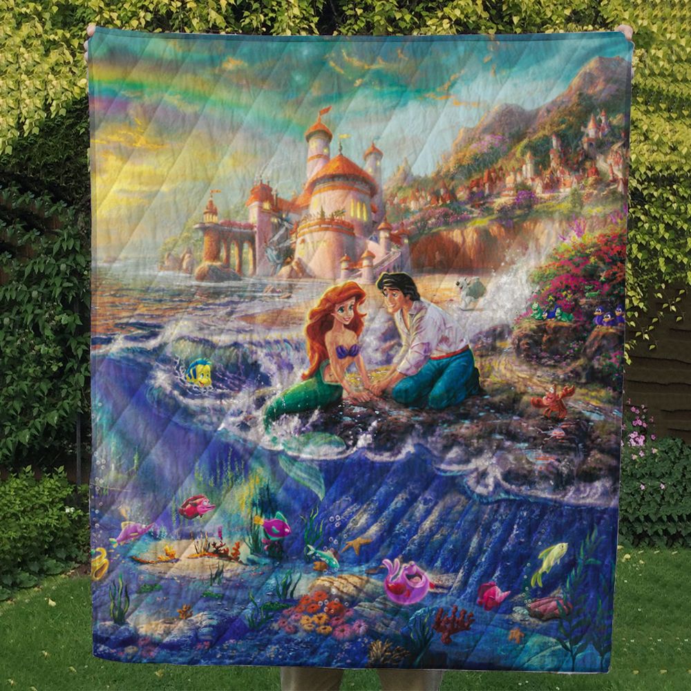 A Little Mermaid Quilt Blanket – Gift For Christmas #1