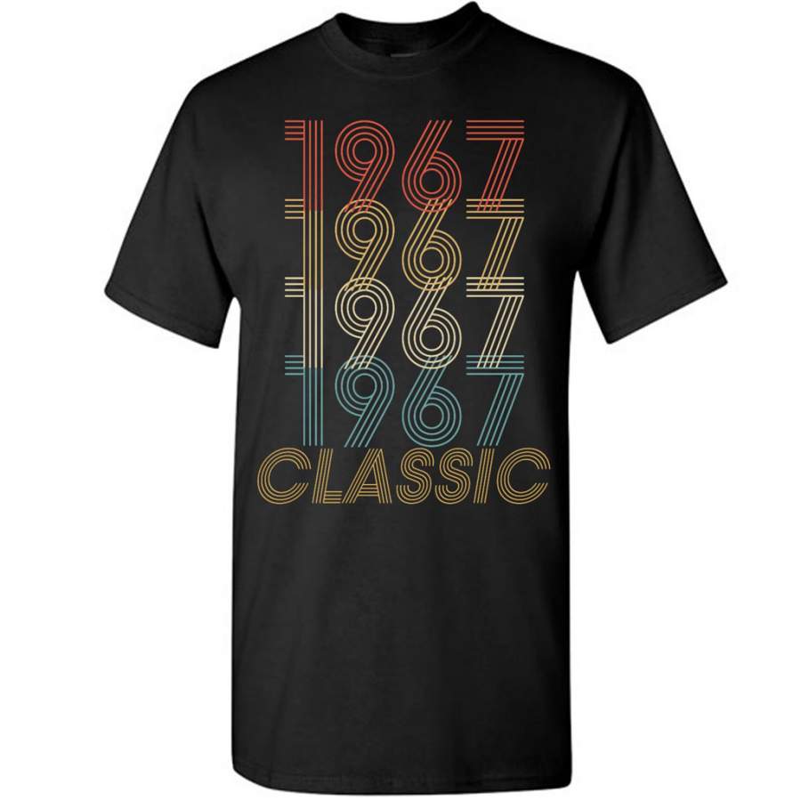 Birthday Retro Gift Vintage Classic 1967 – Gildan Short Sleeve Shirt