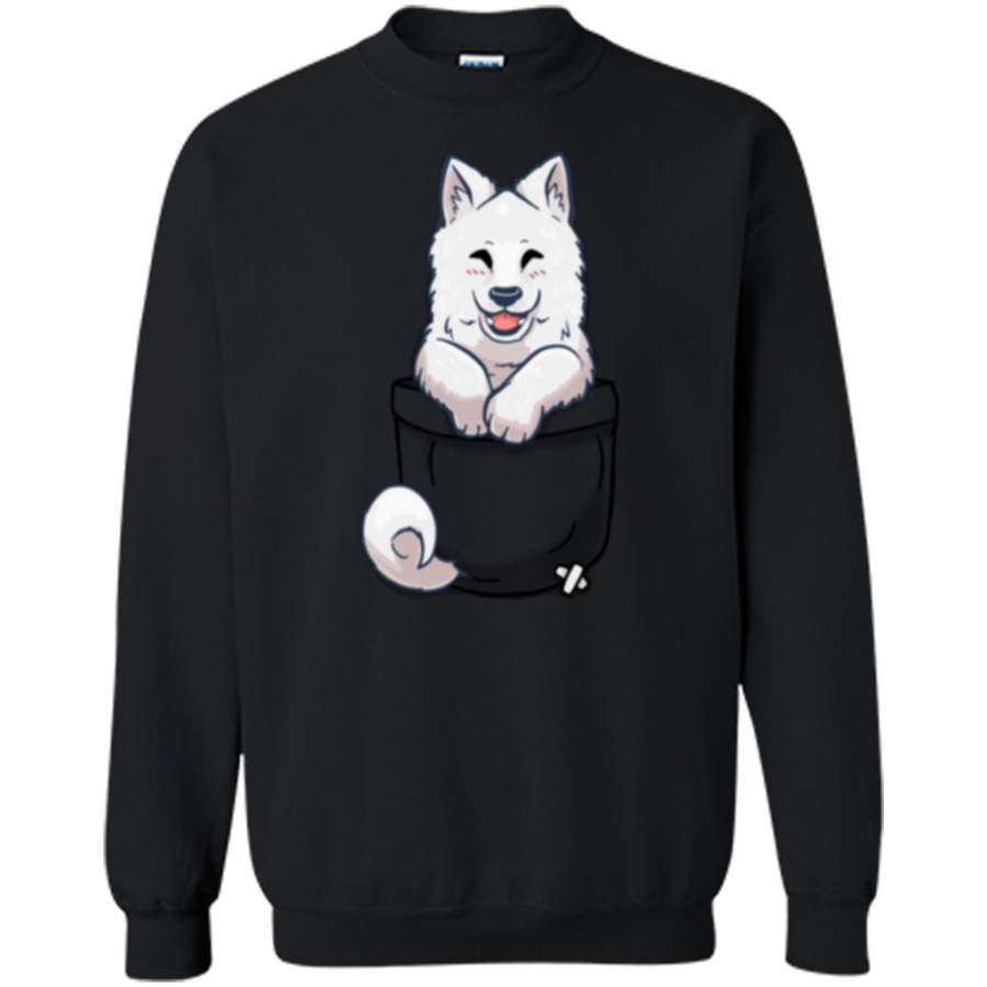Pocket Samoyed T-shirt Cute Samoyed tshirt