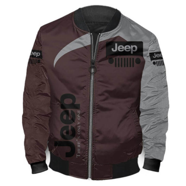 Bomber Jacket Jeep, Jeep 3D Spring Autumn, Mens Casual Jacket Vh89