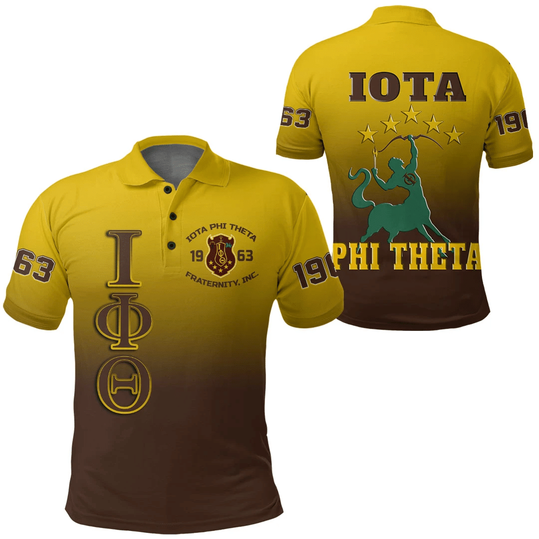 Fraternity Polo – Iota Phi Theta Gradient Polo Shirts