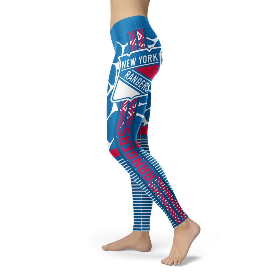 Cool Air Lighten Attractive Kind New York Rangers Leggings