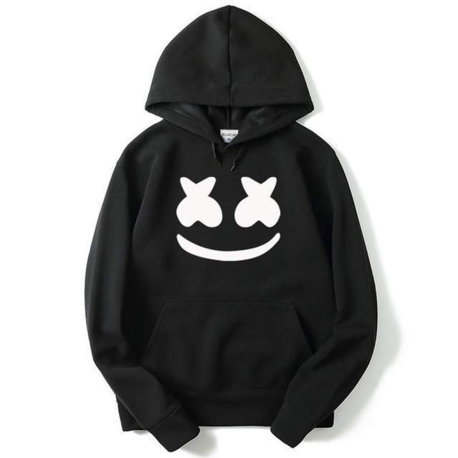 RUMEIAI 2017 Autumn winter New brand marshmello face Hoodies men Casual Hoodies Sweatshirt Sportswear Male Fleece Hooded Jacket