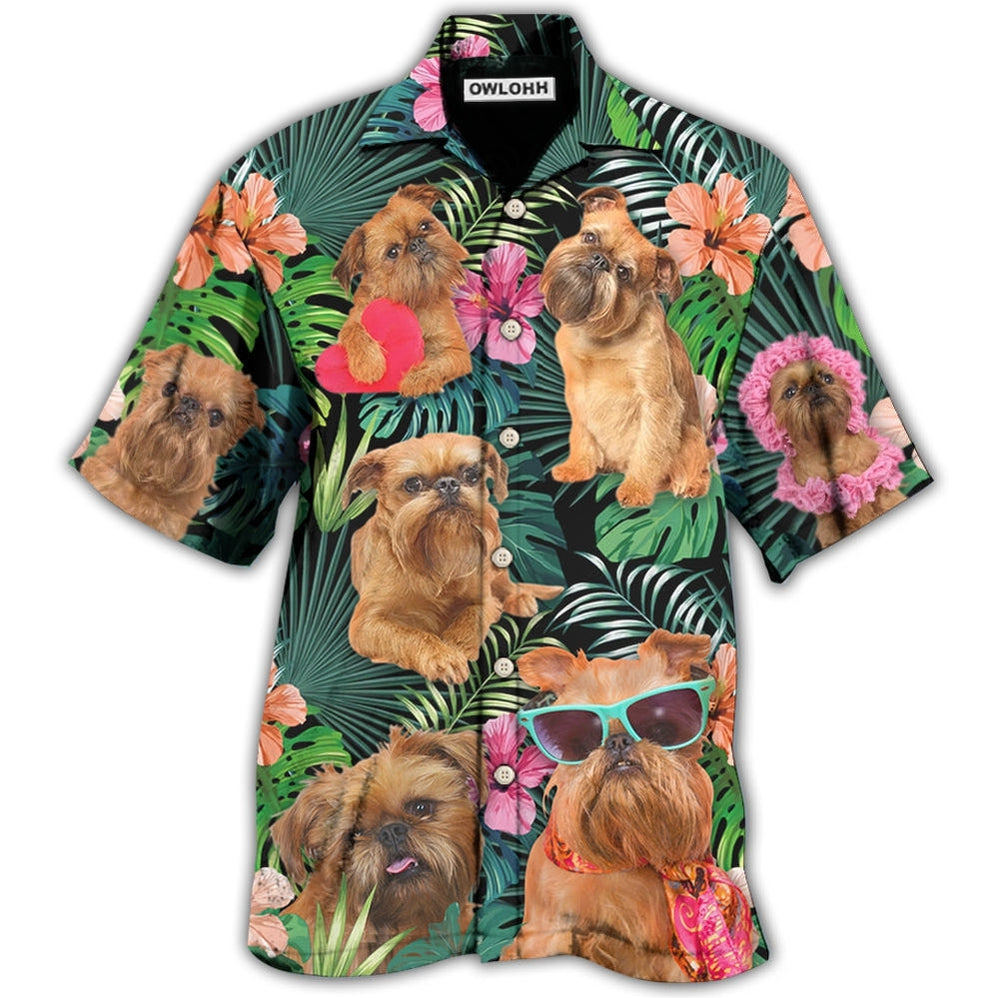 Griffon Brussels Dog Tropical Style Lover Hawaii Shirt Ha71878