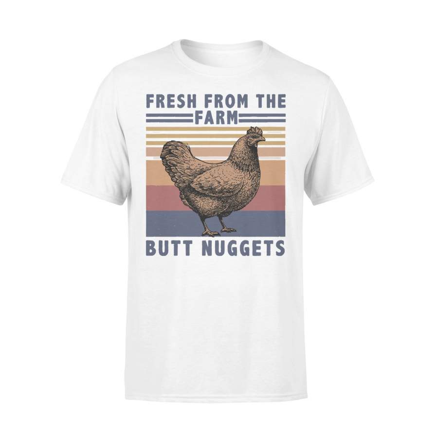 Fresh From The Farm Butt Nuggets Chicken Vintage T-shirt