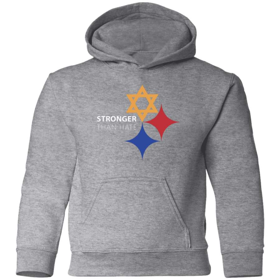 AGR PITTSBURGH – STRONGER THAN HATE Toddler Pullover Hoodie