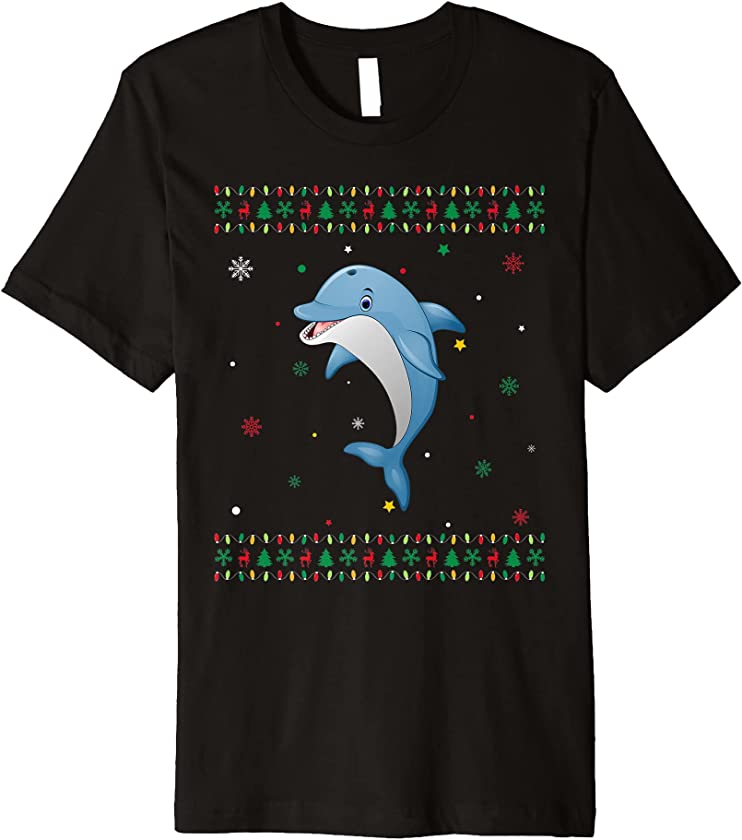 Matching Outfits For Holiday Party Whale Ugly Christmas Premium T-Shirt