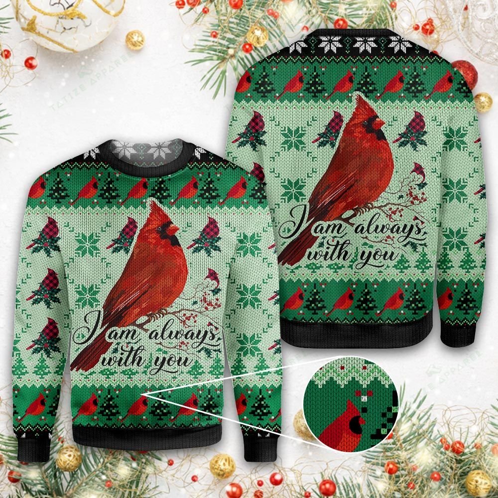 Cardinal i am always witch you Ugly sweater