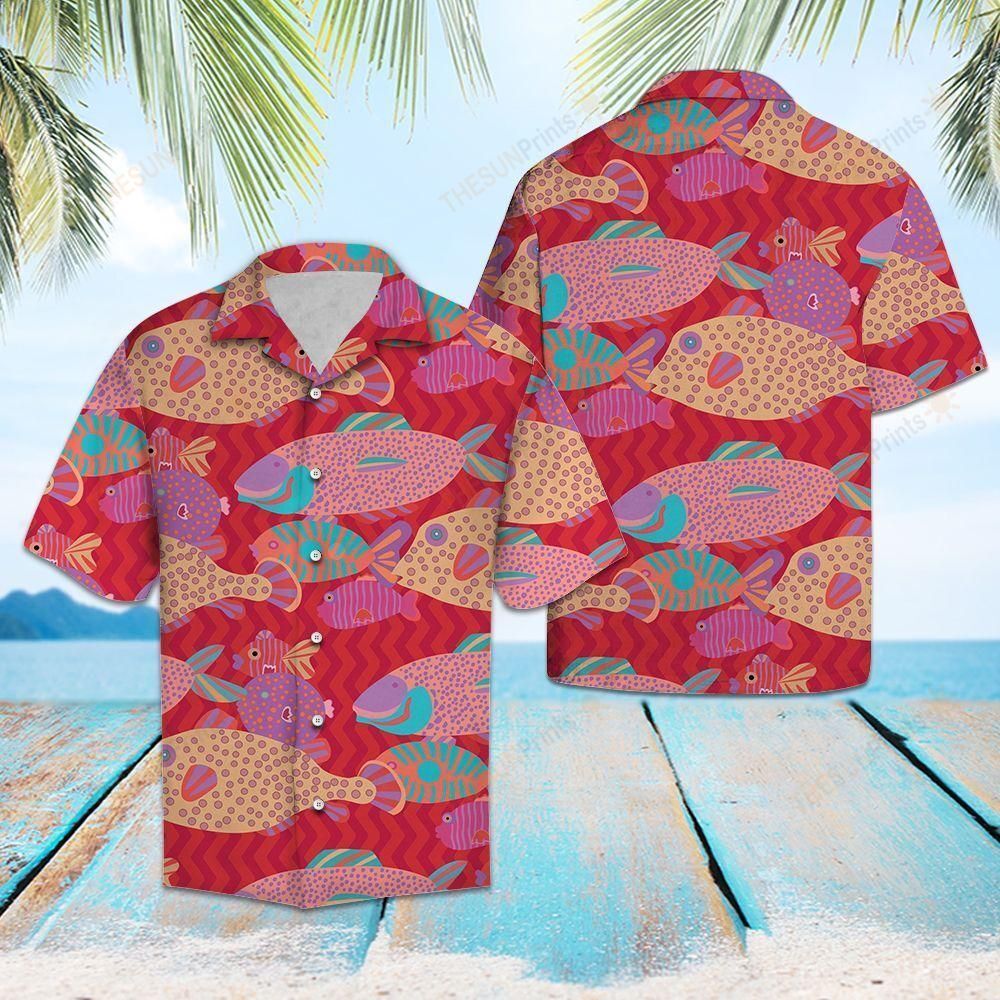 Love Fish Hawaiian Shirt Ha71836