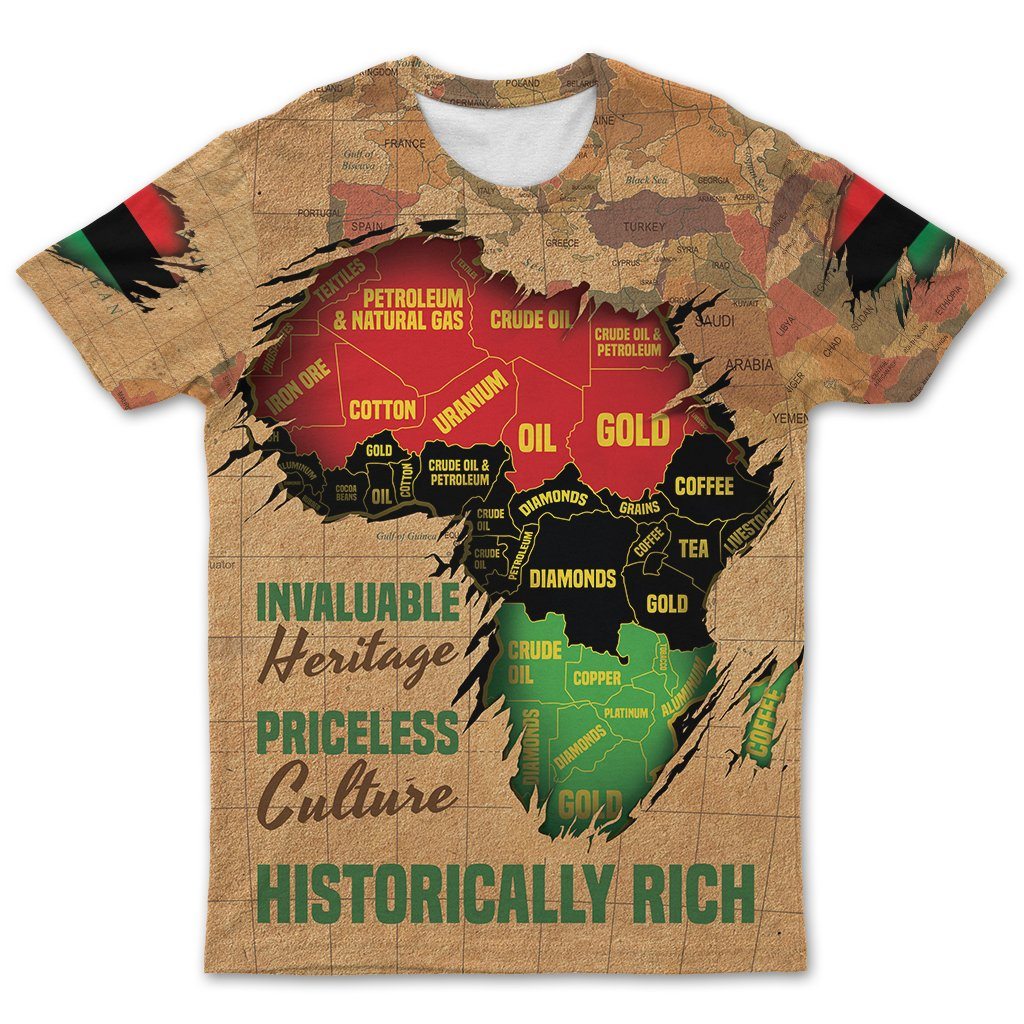 African Pride Of Invaluable Heritage T-Shirt