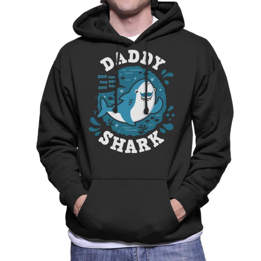 Baby Shark Family Daddy Men’s Hooded Sweatshirt