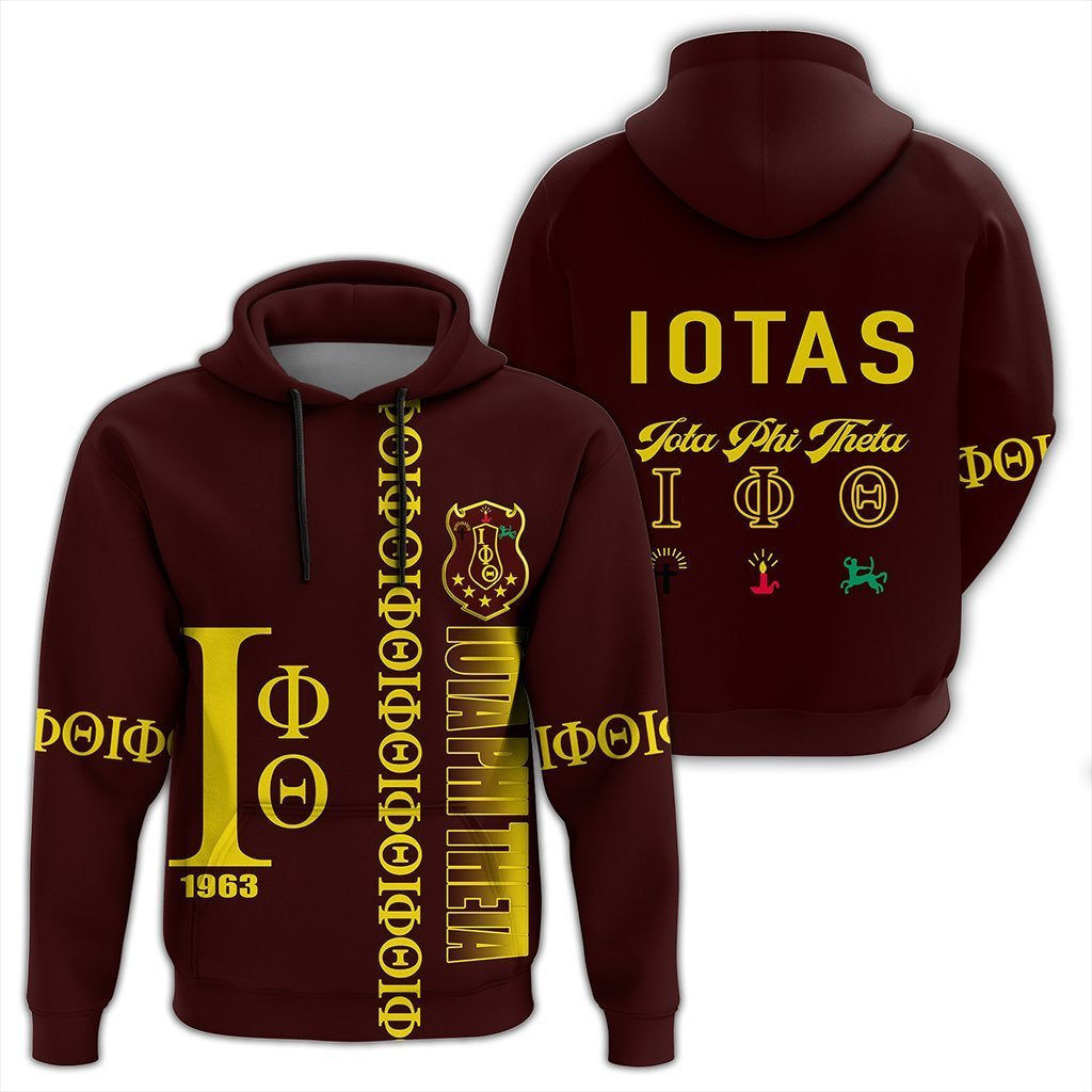 Greek Life Hoodie – Brown Iota Phi Theta  Pullover Hoodie