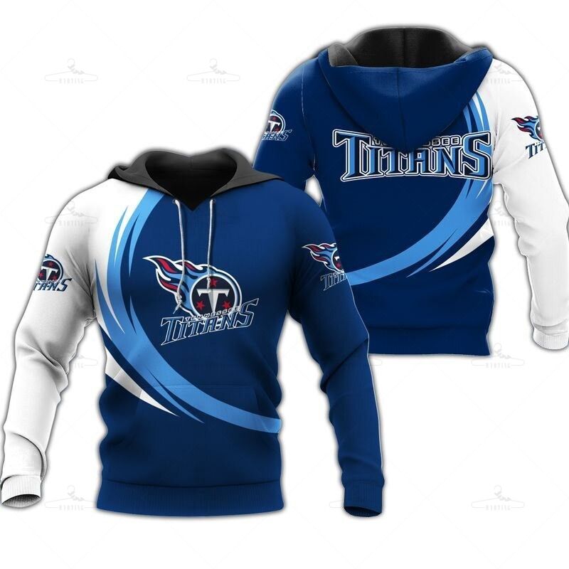 Tennessee Titans Hoodie Curve Graphic Gift For Men