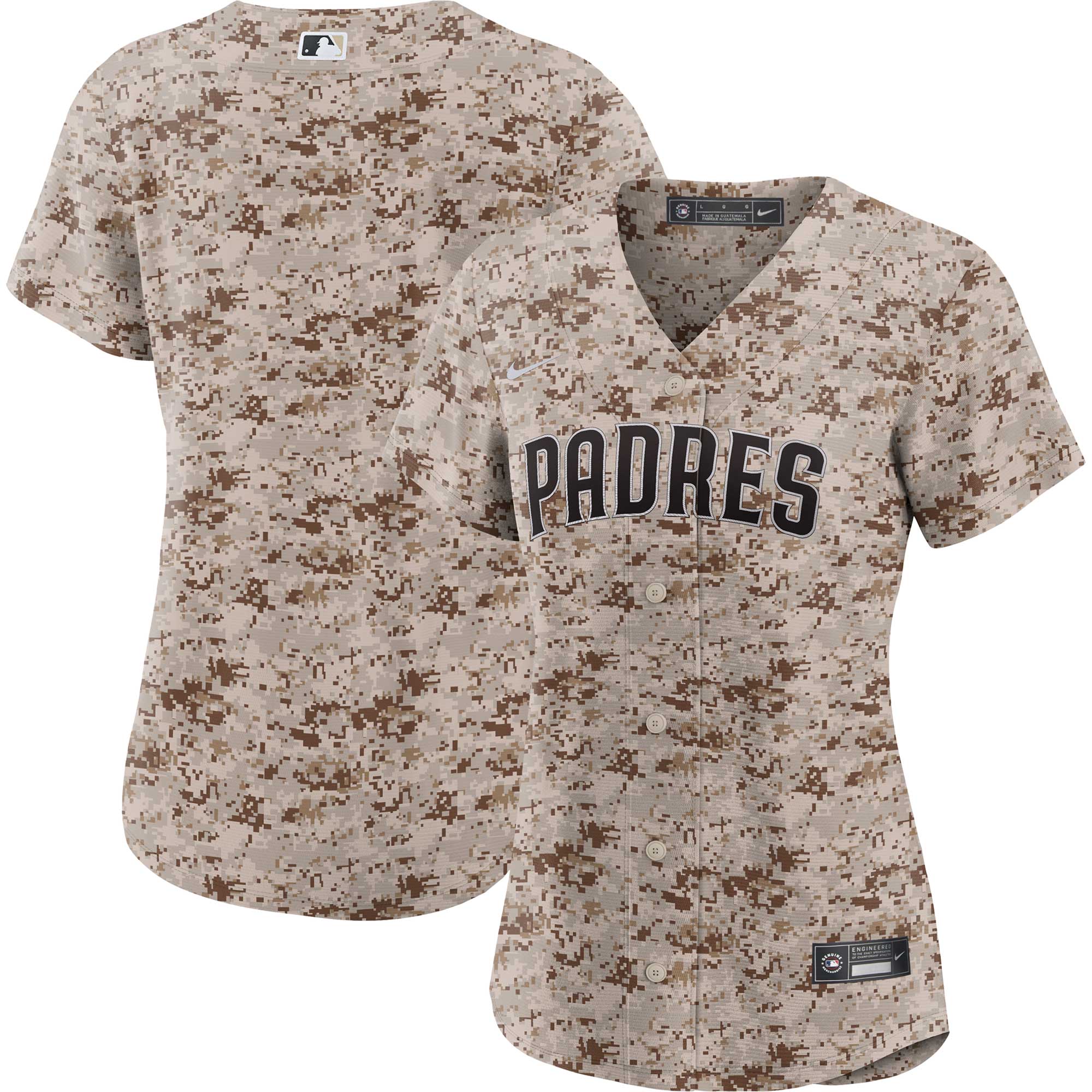 Women’s San Diego Padres Camo USMC Alternate Team Jersey