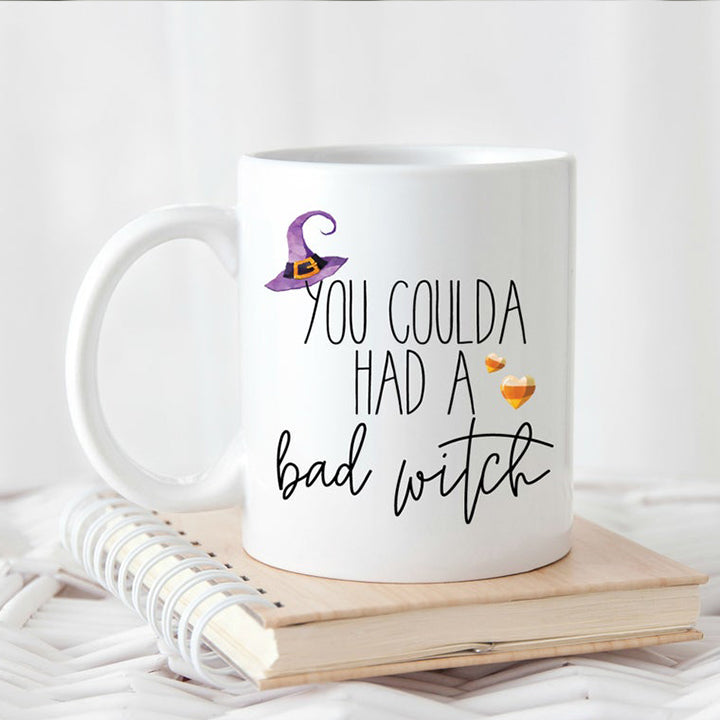 You Coulda Had A Bad Witch Halloween Coffee Mug 11Oz | Halloween Gifts