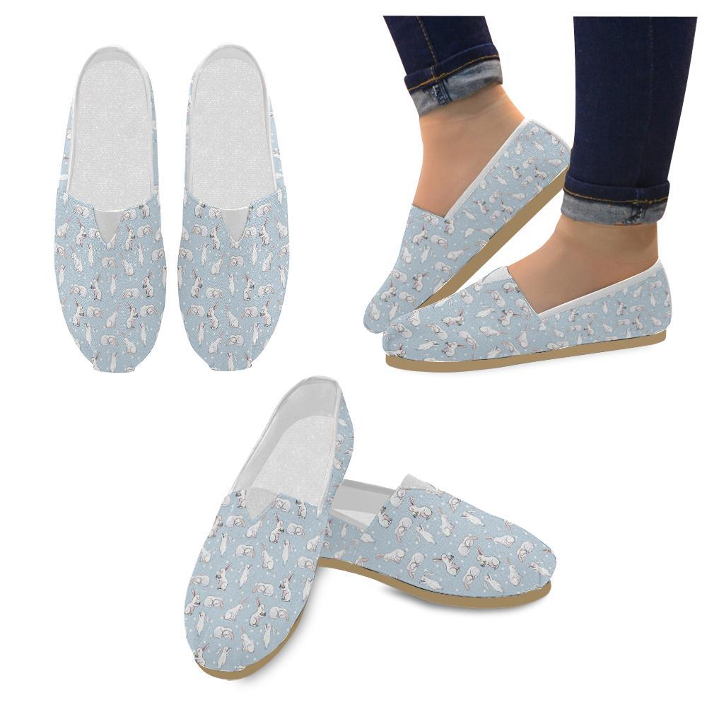 Rabbit Pattern Print Design Rb06 Women Casual Shoes