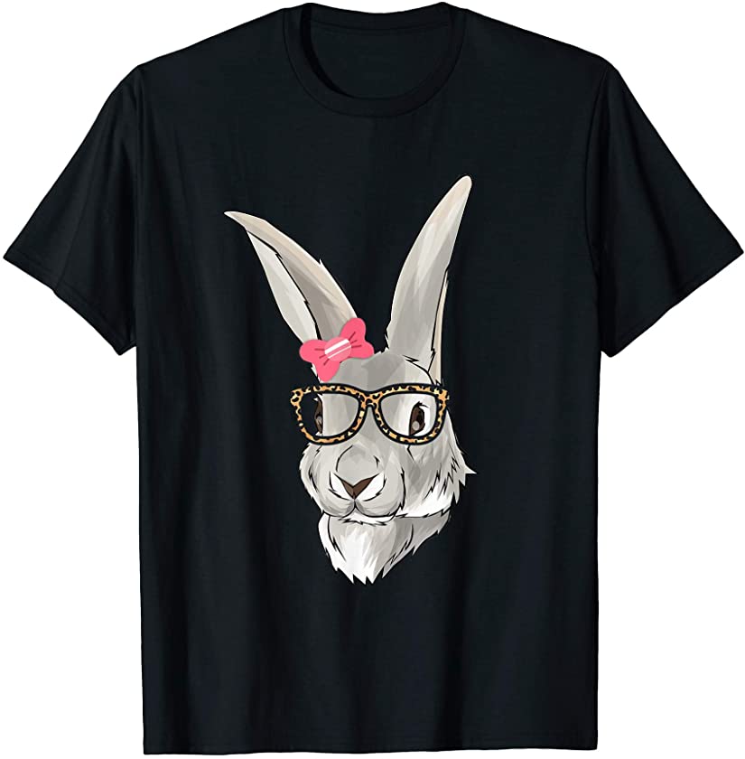 Cute Female Rabbit Women Girls Funny Easter Bunny T-Shirt