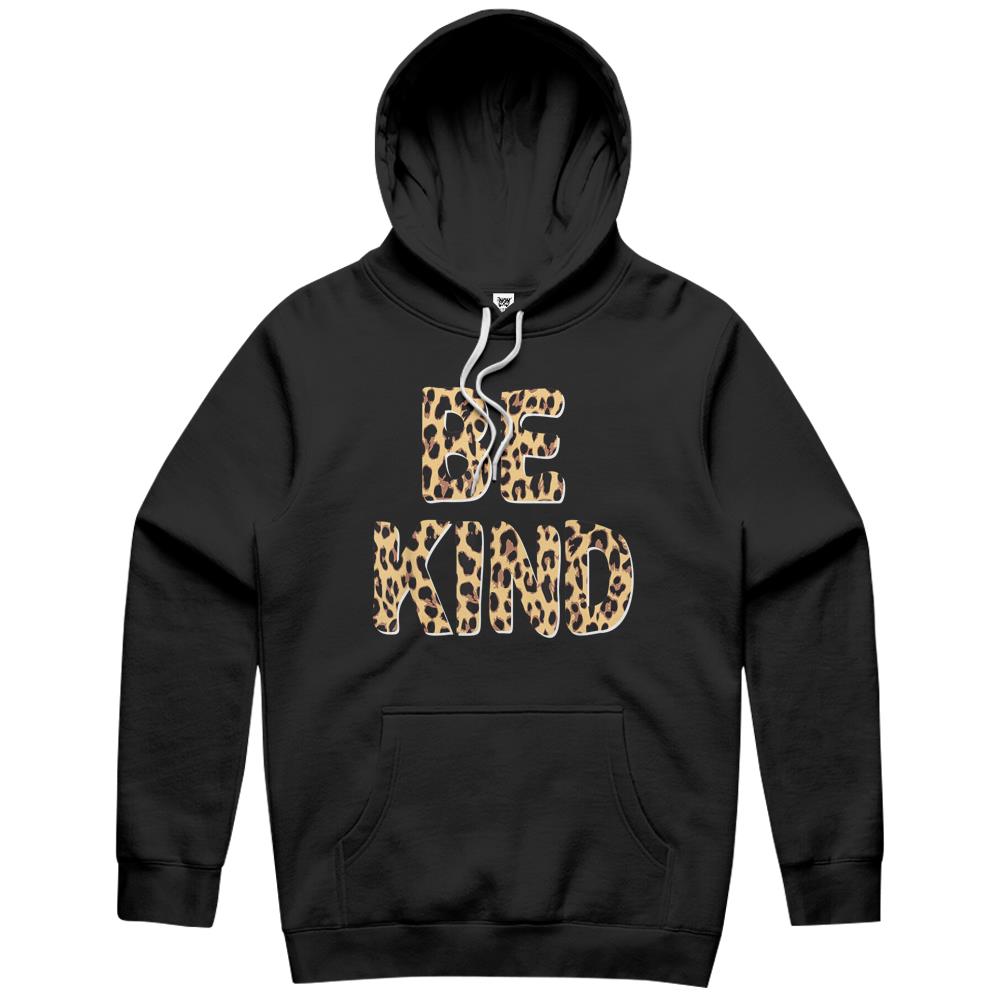 Be Kind Shirt, Be Kind Hoodie, Be Kind Sign Language Shirt, Be Kind Women Leopard Print Kindness Inspirational Teacher Hoodie