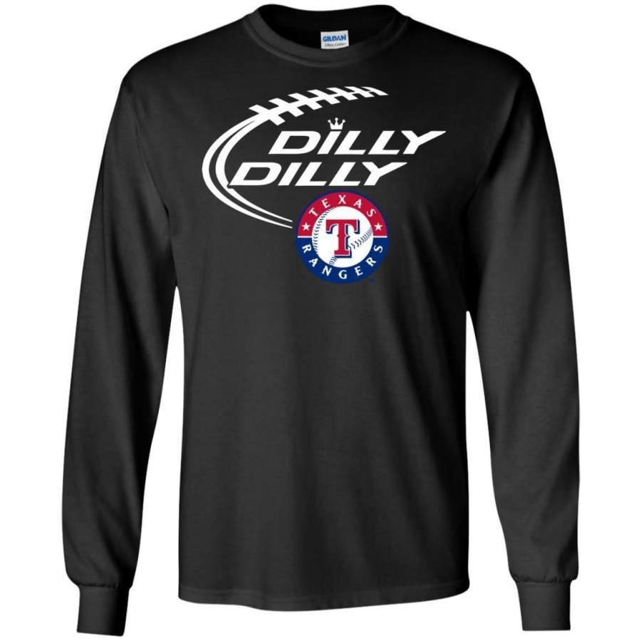 AGR Dilly Dilly Baseball Texas Rangers Sport Long Sleeve T-shirt